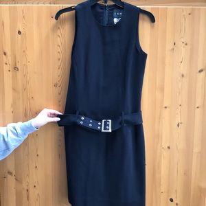 ICB Navy Blue Sleeveless Dress, Size 2